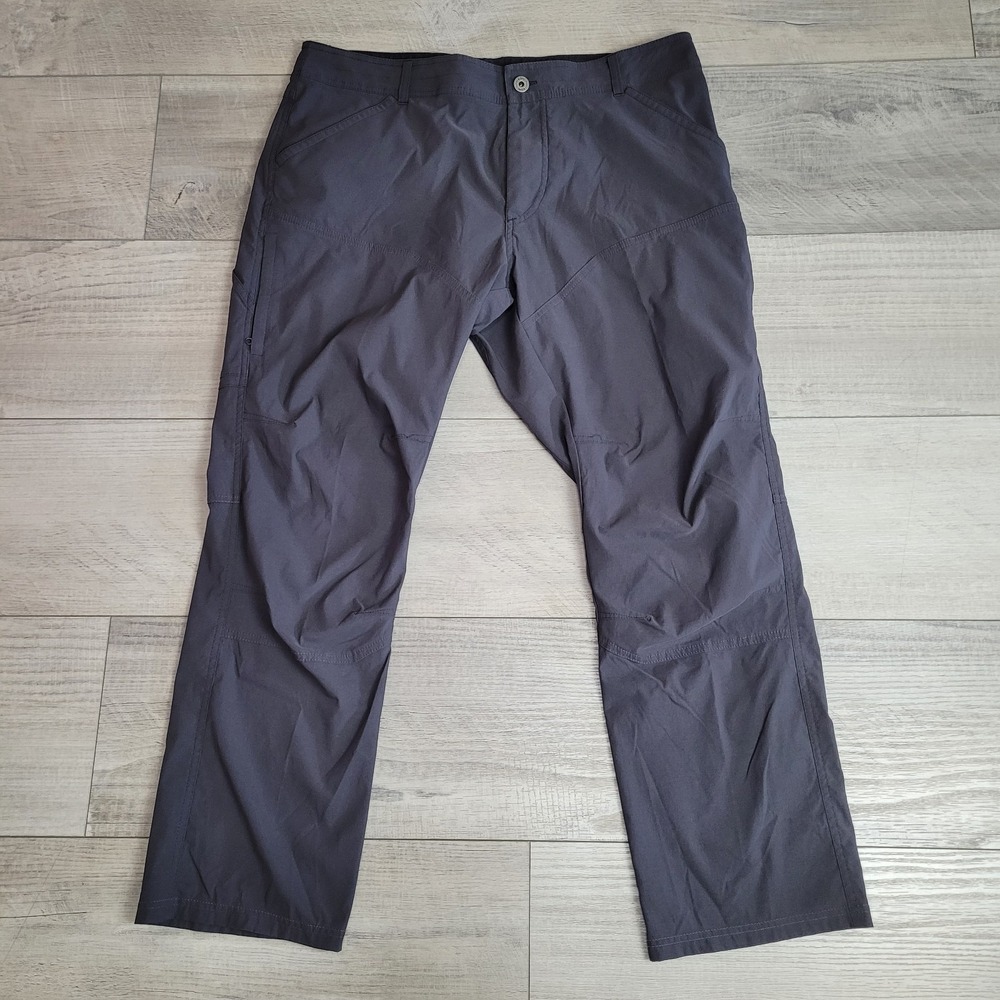 KUHL Renegade Pants Men 38×30 Klassik Fit Gray Hiking Travel Softshell Gorpcore